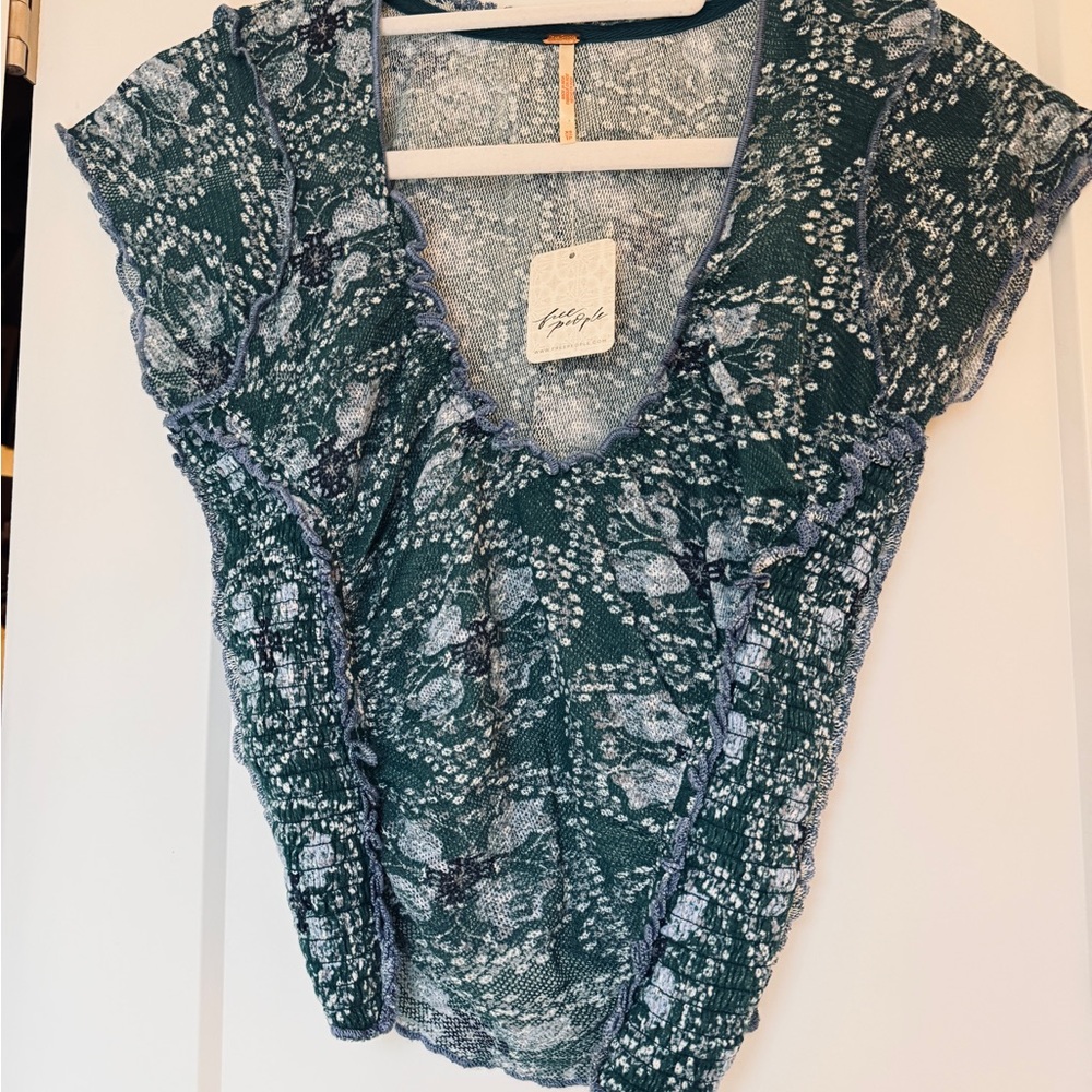 NWT Free People Oh My Baby Tee